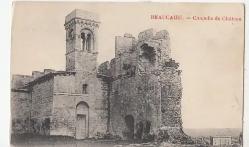BF19061 beaucaire chapelle du chateau france front/back image