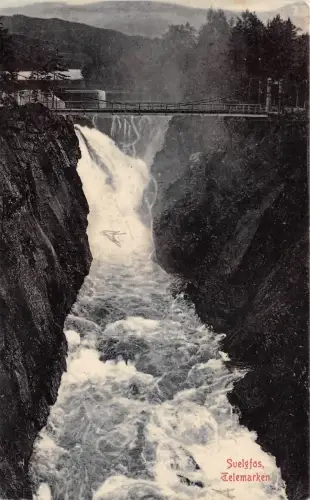 B92294 suelgfos telemarken norwegen echtfoto