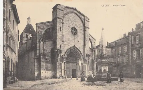 BF16408 notre dame cluny france front/back image