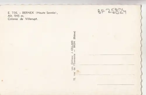 BF25824 bernex h s colonie de villerupt france front/back image