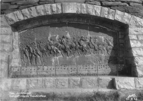 br106717 voss lindehaugen gammelt ridande vossabrudlaup norwegen Skandinavien