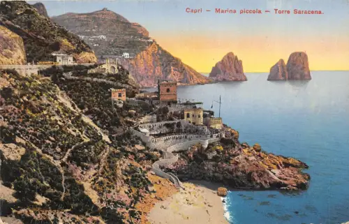 br106976 marina piccola torre saracena capri italy