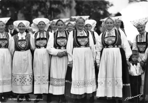 br106713 vossedrakter norwegen Skandinavien