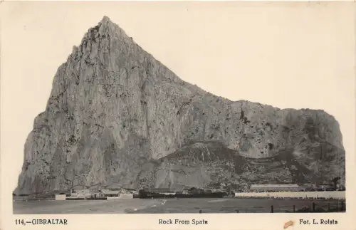 Lot284 Felsen aus Spanien Gibraltar Echtfoto