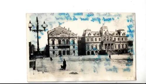 BF11530 autun le theatre et l hotel de ville france front/back image