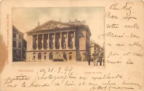 B92176 neuchatel hotel de ville switzerland