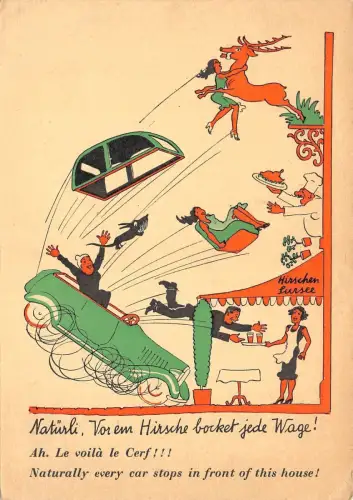 Br44785 Hotel Hirschen Sursee Automobil Auto Schweiz