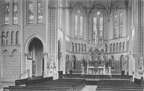 BR42462 Passy Froyennes choeur et transept de la chapelle turnai belgien