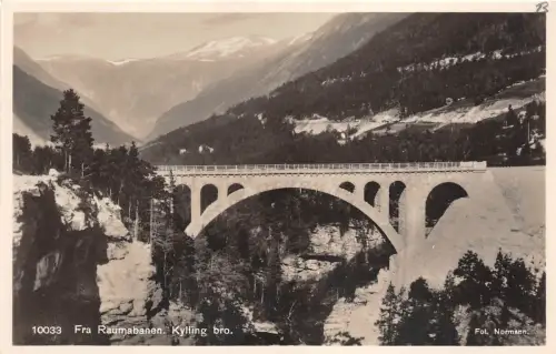 B92166 fra raumabanen kylling bro norwegen Echtfoto