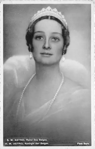 uk42963 m astrid reine de belges belgium royalty