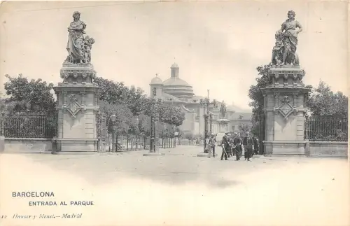 Br33362 Barcelona Entrada al Parque Spanien