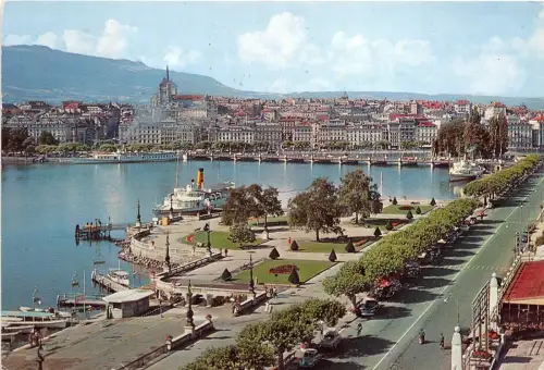 BG18055 Schiff Bateaux Geneve Vue Generale Schweiz