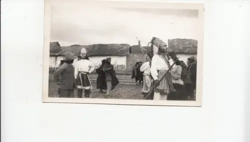 B81003 Typen Kostüm Maske Bolivien Vorder-/Rückbild