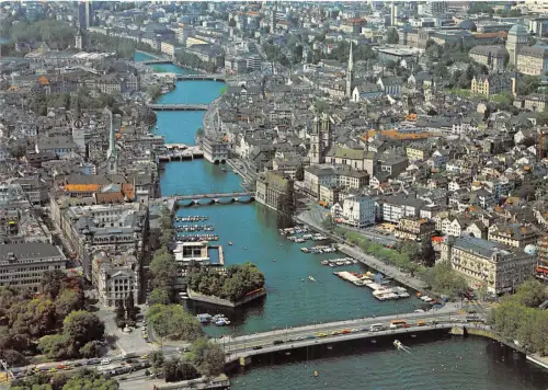 BG12314 zürich mit limmat switzerland
