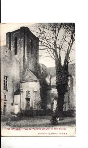 BF16145 pithiviers tour de l ancienne collegiale de sai france front/back image