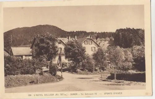 BF25948 l hotel velleda donon sports d hiver france front/back image