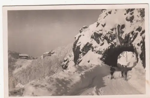 BF26427 h v la schlucht en hiver le tunnel france front/back image