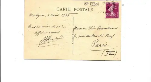 BF12301 martigues miroir des oisseaux Schiff Frankreich Vorder-/Rückbild