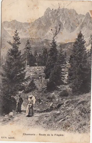 BF16988 route de la fiegere chamonix france front/back image