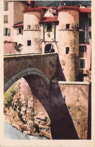 BF3550 entrevaux le pont sur le var et l entree pr france
