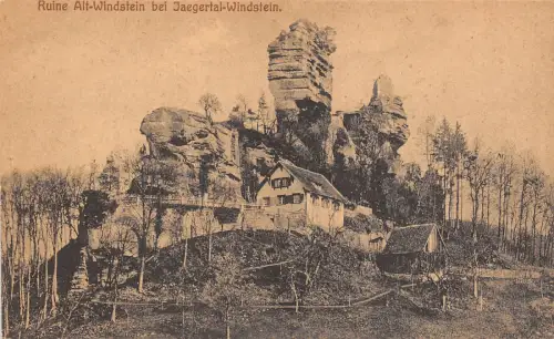 BF36832 Ruine Alt Windstin Bei Jaegertal Windstein Frankreich