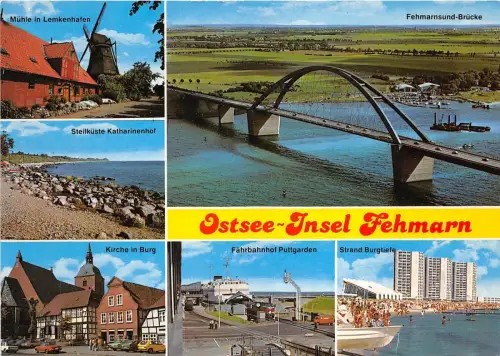 BG13271 Ostsee Insel Fehmarn Windmühle Multi Views Germany