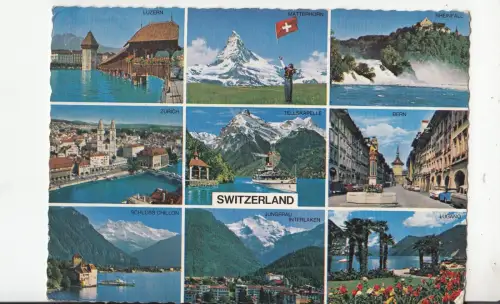 BF23981 Schweiz Mehrfachansichten Vorder-/Rückseitenbild
