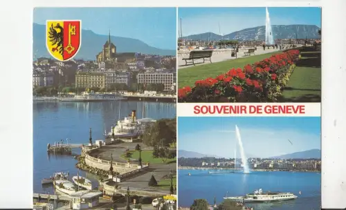 BF24008 Geneve Schiffsbateaux Schweiz Vorder-/Rückbild