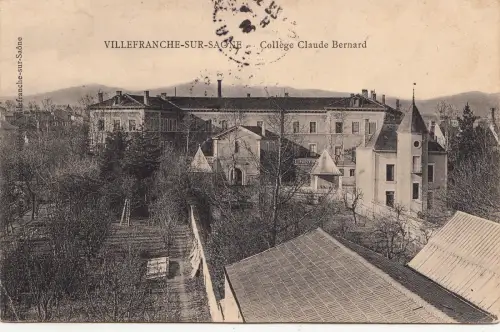 BF16919 villefranche sur saone college claude bernard france front/back image