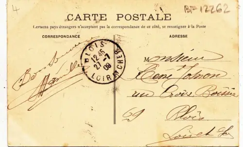 BF12262 eglise notre dame tonnerre france front/back image TCV
