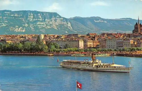 BF37202 la suisse geneve le port switzerland Boot Schiff Bateaux