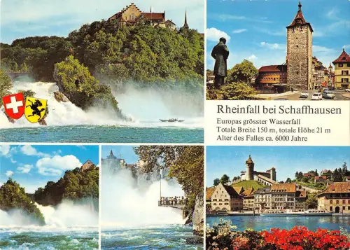 BR84564 rheinfall bei schaffhausen europas grosster wasserfall schweiz