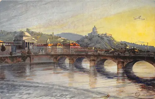 us7383 torino italy artist signed Verzoni