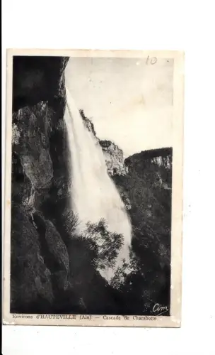 BF12496 hauteville ain cascade de cahrabotte france front/back image