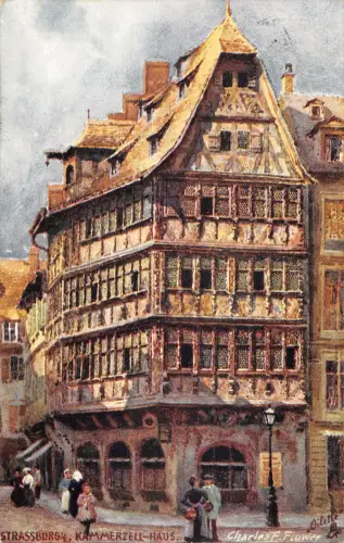 B107598 Frankreich Strassburg Kammerzell-Haus Echtfoto UK