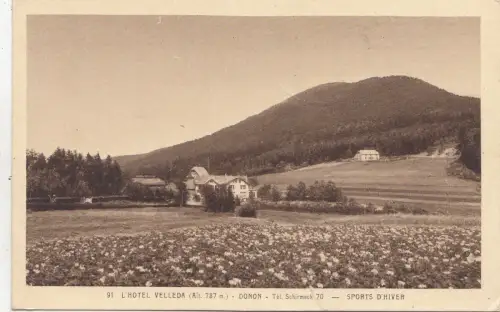 BF25949 l hotel velleda donon sports d hiver france front/back image