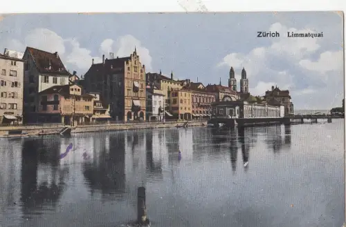 B79801 zürich limmatquai switzerland front/back image