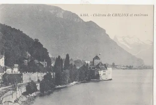 BF17430 chateau de chillon et environs switzerland Vorder-/Rückbild