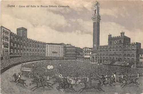 US5638 siena italy corsa del palia in piazza vittorio emanuele