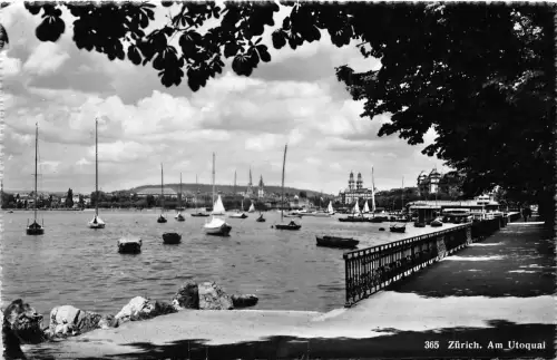 BG30218 zurich am utoquai switzerland CPSM 14x9cm