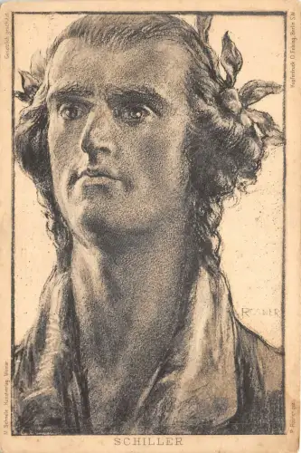 Lot174 Rosner Schiller Gemälde Postkarte P Rosner Künstler signiert Deutschland