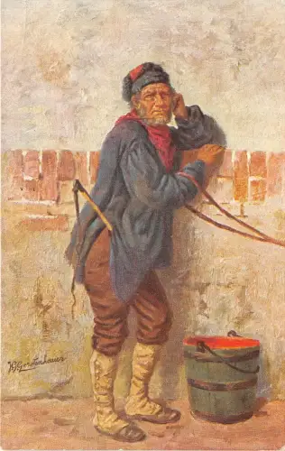 Lot139 j g gerstenhauer Künstler signiert Gemälde Postkarte Niederlande Bau