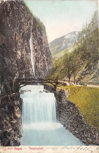 BF34154 taminafall ragaz switzerland front/back scan