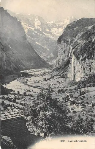 BF34023 Lauterbrunnen Schweiz Front/Back Scan