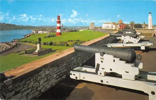uk9535 Hacke aus der Zitadelle Plymouth UK Gun Militär