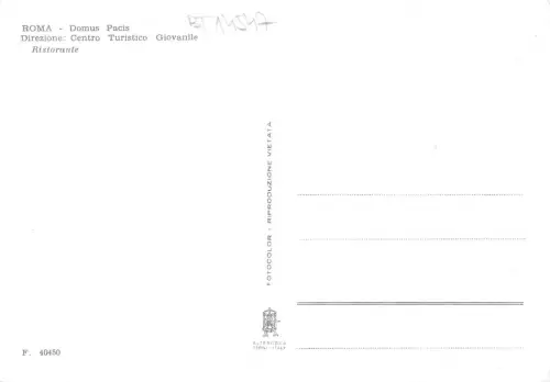 BT14547 Domus Pacis Roma Italien