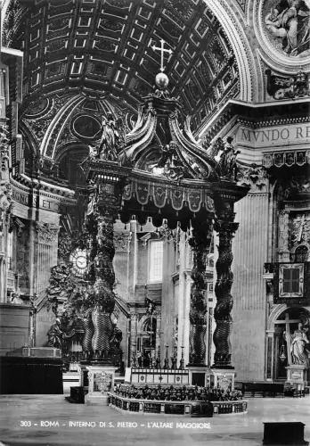 BR54106 Roma Interno di s pietro italy