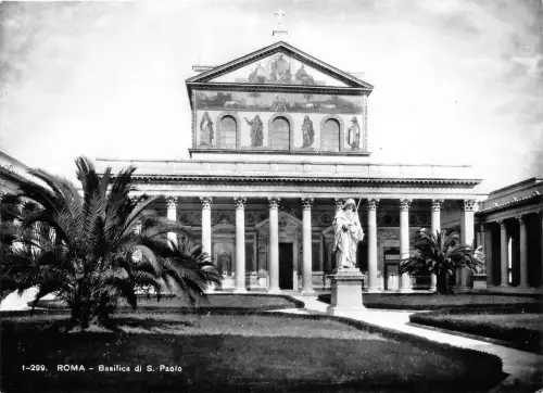 BR27354 Basilika St Paul Roma Italien