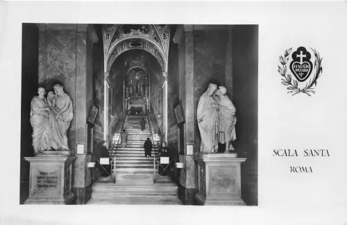 BR18976 Scala Santa Roma Postkarte Italien