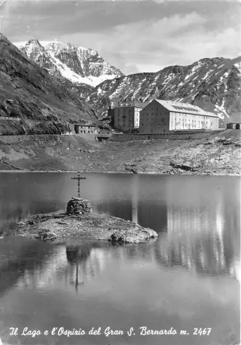 B70907 Aosta le lac Hospice Du Grand St Bernand Italien